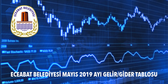 Eceabat Belediyesi Mayıs 2019 Ayı Gelir / Gider Tablosu